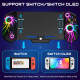 Контролер HELLCOOL Pro для Switch/OLED, цілісний джойстик-джойстик з ефектом Холла, контролер для портативної консолі з турборежимом (my-17215)
