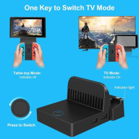 Док-станция Ukor TV для Switch – портативная зарядная подставка и адаптер HDMI с дополнительным портом USB 3.0 (my-17132)