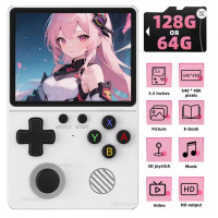 Портативна ігрова консоль GB350 з 35-дюймовим дисплеєм 64 ГБ для кишенькових ігрових плеєрів PS1/MAME/GameBoy HD-вихід (my-17114)