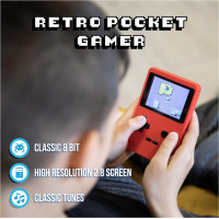 Портативная игровая консоль Silvergear с 240 классическими играми желтый (my-4100)