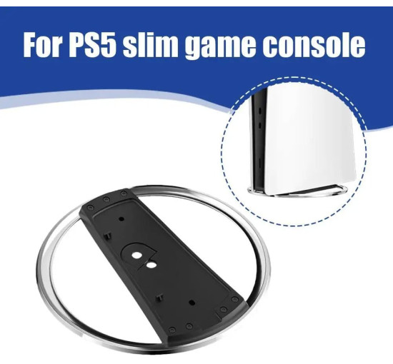 Вертикальная подставка LOKYOYO для консолей PS5/PS5 Pro, совместимая с Playstation 5 Slim, металлическая вертикальная основа, нескользящий держатель (my-12115)