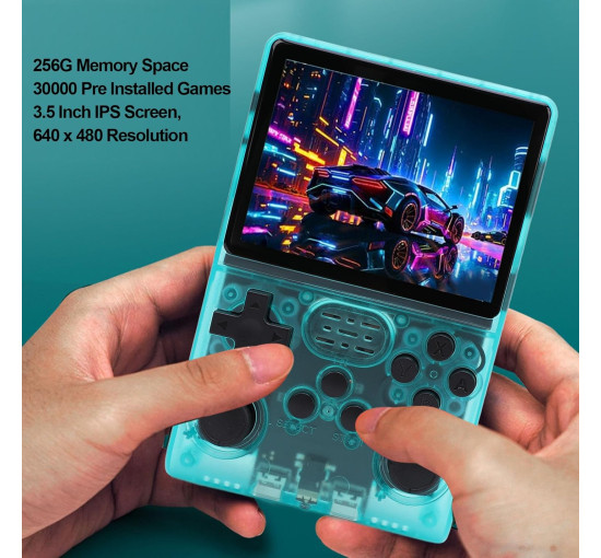 Портативная игровая консоль в стиле ретро Sxhlseller R40S Pro 30 000 игр 45 эмуляторов экран 3,5 дюйма (my-18070)
