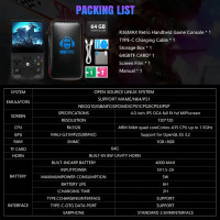 Портативна ігрова консоль VINEGO R36Max прозоро-синя (my-18042) Портативна ігрова консоль VINEGO R36Max прозоро-синя (my-18042)