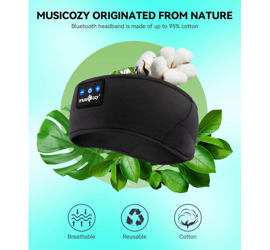 Навушники для сну бігу пов'язка Bluetooth MUSICOZY Sleep GH01 (my-3135)