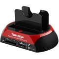 Док-станция для жесткого диска Tccmebius, внешний корпус TCC-S862-US с двумя слотами USB 2.0 на 2.5 дюйма, SATA IDE, 3,5 дюйма, с картридером и концентратором (my-17048)