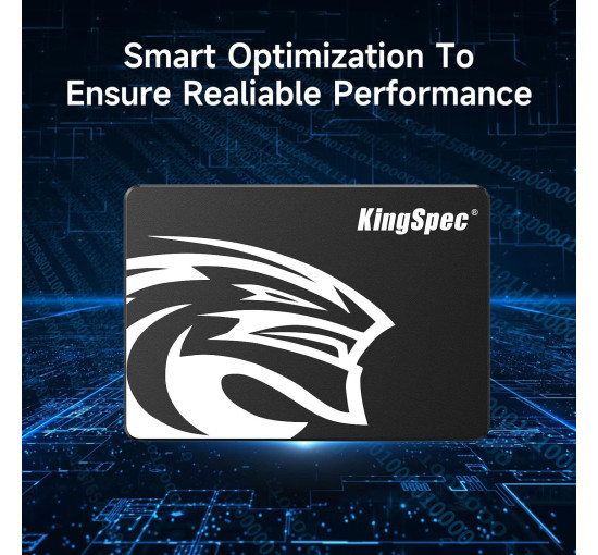Внутрішній твердотільний накопичувач KingSpec 2 ТБ 2.5 SATA III SSD (my-18098)