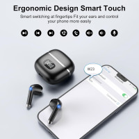 Бездротові навушники POMUIC W23-H1 Bluetooth 5.3 IPX7 для iOS Android (my-4216)