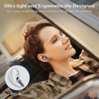 Беспроводные наушники POMUIC W23-H1 Bluetooth 5.3 IPX7 для iOS Android (my-4216)
