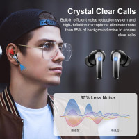 Бездротові навушники WeurGhy X12 Graphite-Silver, Bluetooth 5.3 (my-4219)