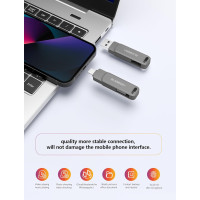 Флеш USB-накопичувач для комп'ютера та телефону Android BLANBOK + BLA-001 256 ГБ (my-4020)