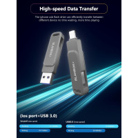 Флэш USB-накопитель для компьютера и телефона Android BLANBOK + BLA-001 256 ГБ (my-4020)