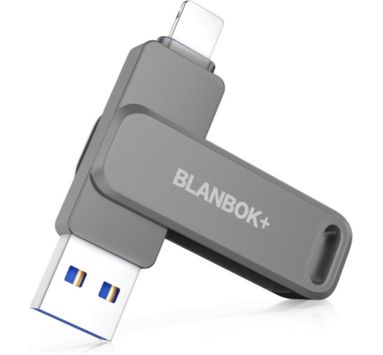 Флеш USB-накопичувач для комп'ютера та телефону Android BLANBOK + BLA-001 256 ГБ (my-4020)