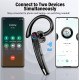 Bluetooth-гарнітура Atheewon U8 з функцією вимкнення звуку з USB-адаптером для підключення до комп'ютера чорний (my-17125)