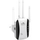 Усилитель WiFi-сигнала 4 антенны K&J KP300 белый (my-17214)