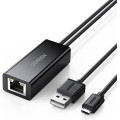 Адаптер UGREEN Micro USB Ethernet Micro USB к сетевому адаптеру локальной сети RJ45 (my-4230)