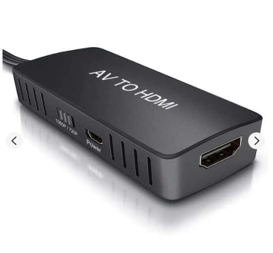 Конвертер AV RCA у HDMI з додатковим живленням USB (my-4232)