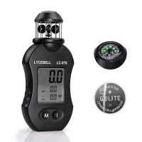 Ручной портативный анемометр измеритель скорости ветра для походного дрона HVAC, LYCEBELL LC-876 черный (my-4091)