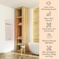 Інфрачервоний обігрівач KLARSTEIN Hot Spot Crystal 850 Вт до 17 м² 10032942 (my-5057)