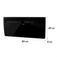 Настінний обігрівач конвекторний Klarstein Hot Spot Slimcurve 2000 Вт 10033017 чорний (my-5054)