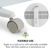 Настінний обігрівач конвекторний Klarstein Hot Spot Slimcurve 2000 Вт 10033017 чорний (my-5054)