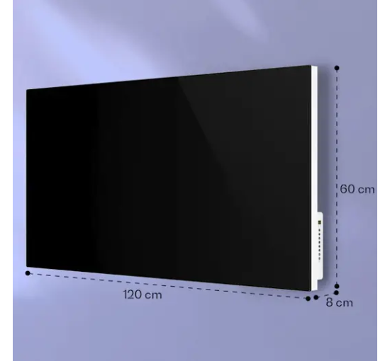 Інфрачервоний нагрівач Klarstein Mojave 1000, 2-в-1, 120х60см, 1000Вт, RGB, 10039822 (my-5030)