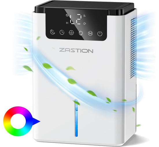 Осушувач повітря ZASTION 2200 мл для спальні, вологого підвалу, кухні, гаражу, гардеробу, білий (my-4007)