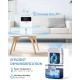 Осушувач повітря JERVAMNI для дому з таймером режиму сну, автоматичне вимкнення, 7 кольорів (my-049)