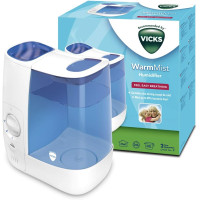 Зволожувач повітря Vicks Warm Mist Humidifier VH845E1 3.8 літра площею до 37 м2 (my-9001)