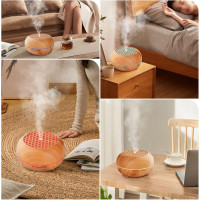 Дифузор ефірних масел Simpeak 550 мл, ультразвуковий зволожувач повітря без BPA з 7-колірним світлодіодним підсвічуванням та 3 таймерами (my-15176) Дифузор ефірних масел Simpeak 550 мл, ультразвуковий зволожувач повітря без BPA з 7-колірним світлодіодним підсвічуванням та 3 таймерами (my-15176)