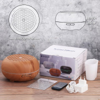 Дифузор ефірних масел Simpeak 550 мл, ультразвуковий зволожувач повітря без BPA з 7-колірним світлодіодним підсвічуванням та 3 таймерами (my-15176) Дифузор ефірних масел Simpeak 550 мл, ультразвуковий зволожувач повітря без BPA з 7-колірним світлодіодним підсвічуванням та 3 таймерами (my-15176)