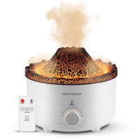 Ультразвуковой портативный увлажнитель воздуха Doctor-101 Volcano с эффектом огня и двухцветным ночником (my-2029)