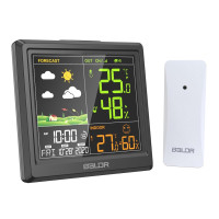 Бездротова метеостанція BALDR BD-907 Чорна (my-0138)