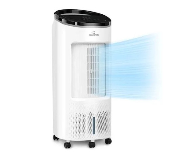 Мобильный воздухоохладитель (вентилятор-охладитель) Klarstein IceWind Plus Smart 4-in-1, 65 Вт, 10040211, белый (my-5202)