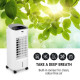 Мобільний портативний вентилятор-охолоджувач, зволожувач повітря OneConcept Coolster 65 Вт, 10032347, білий (my-5217) є подряпини