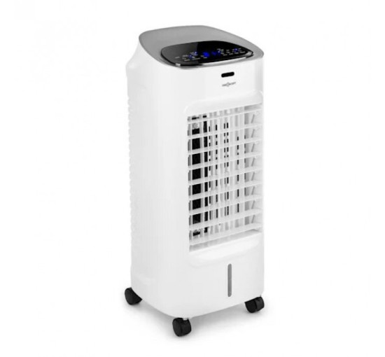 Мобільний портативний вентилятор-охолоджувач, зволожувач повітря OneConcept Coolster 65 Вт, 10032347, білий (my-5217) є подряпини