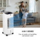 Мобільний портативний вентилятор-охолоджувач, зволожувач повітря OneConcept Coolster 65 Вт, 10032347, білий (my-5217) є подряпини