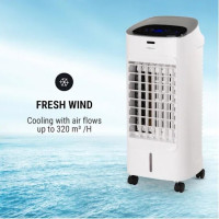 Мобильный портативный вентилятор-охладитель, увлажнитель воздуха OneConcept Coolster 65 Вт, 10032347, белый (my-5217) есть царапины