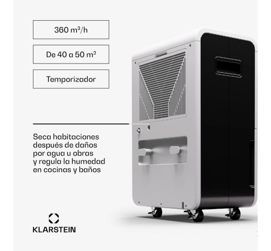 Осушитель воздуха Klarstein DryFy Grand 55L Smart WiFi 10045544 50 м² (my-5221)