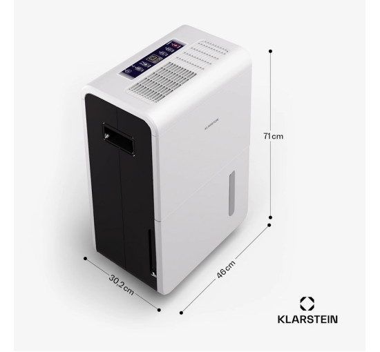 Осушитель воздуха Klarstein DryFy Grand 55L Smart WiFi 10045544 50 м² (my-5221)