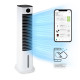 Умный вентилятор-охладитель-очиститель и увлажнитель воздуха Klarstein Skytower Grand Smart Wi-Fi,10035816, 480 м3/ч белый (my-5224)