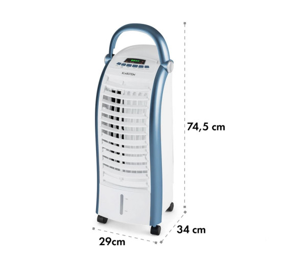 Вентиляторный воздухоохладитель-увлажнитель воздуха Klarstein Maxfresh Ocean 3 in 1, 10036141 (my-5223)