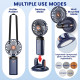 Портативный мини-вентилятор GEMWON Handheld Fan с USB-зарядкой темно-синий (my-18030)