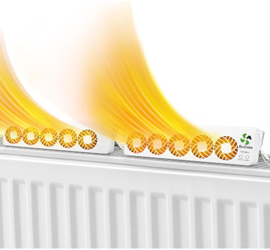 Усилитель вентилятора радиатора ecoCalm с интеллектуальным датчиком тепла и 5 модернизированными вентиляторами, вентилятор радиатора для дома (my-1003)