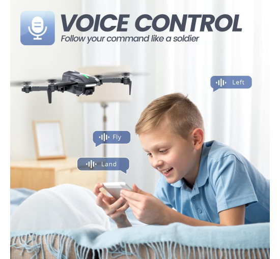 Міні-дрон складаний квадрокоптер DEERC D70 з камерою 1080P HD (my-18085)