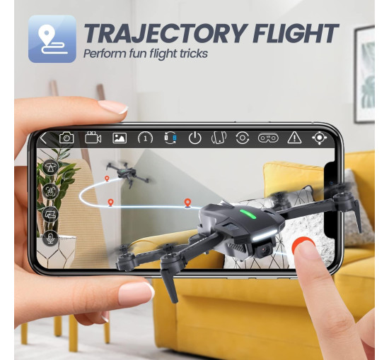 Міні-дрон складаний квадрокоптер DEERC D70 з камерою 1080P HD (my-18085)