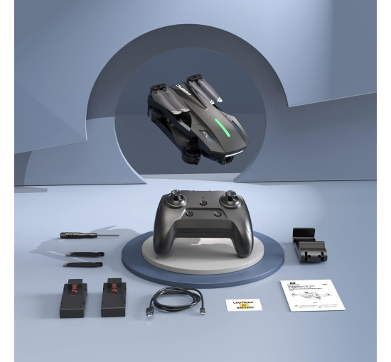 Міні-дрон складаний квадрокоптер DEERC D70 з камерою 1080P HD (my-18085)