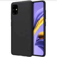 Чехол-бампер, пластиковая накладка Nillkin Frost на Samsung Galaxy A51, черный (my-12171)