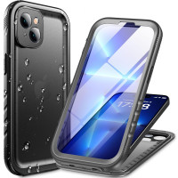 Водонепроницаемый пылезащитный чехол Cozycase для Phone 13 IP68, черный (my-12174)