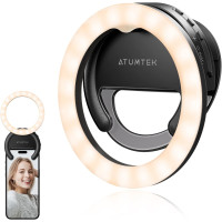 Кліпса, що перезаряджається, для селфі-кільця ATUMTEK 40 LED ATRL137 чорний (my-15017) Кліпса, що перезаряджається, для селфі-кільця ATUMTEK 40 LED ATRL137 чорний (my-15017)