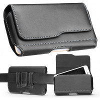 Універсальний горизонтальний шкіряний чохол-кобура для мобільного телефону FZXSOGY з кріпленням на ремінь - XXL (my-14053)